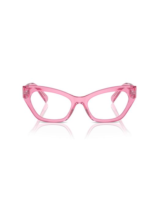 Dolce & Gabbana Black Dg3385 3148 Optical Frames Acetate Transparent Cat Eye Normal