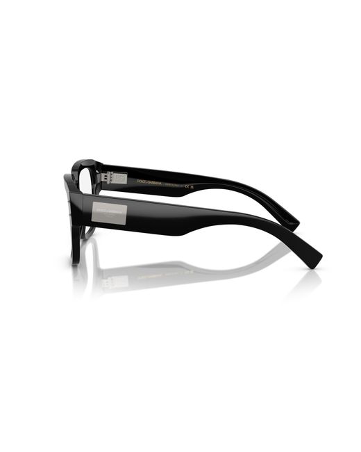 Dolce & Gabbana Black Dg3405 501 Optical Frames Acetate Transparent Squared Normal for men