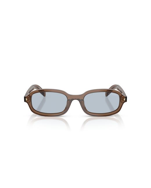 Prada Black Pr D06S 28I30W Sunglasses Acetate Round Normal