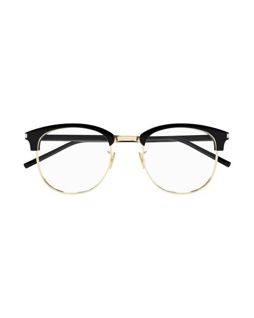 Saint Laurent Black Sl 779 001 Optical Frames Acetate Transparent Round