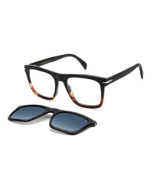 David Beckham Black Db 7000/Cs 37N/Z7 Sunglasses Acetate Squared Polarized Shaded for men