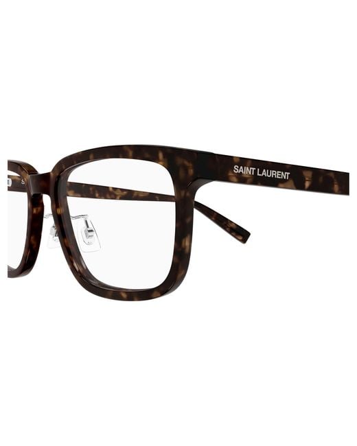 Saint Laurent Black Sl 916/F 002 Optical Frames Acetate Transparent Squared
