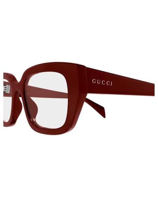 Gucci Black Gg2021O 003 Optical Frames Acetate Transparent Cat Eye