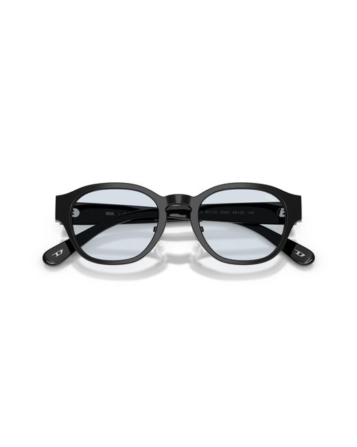 DIESEL Black Dl4011D 2062 Optical Frames Acetate Transparent Squared Normal