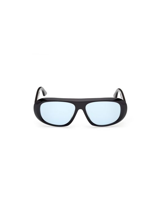 Gcds Black Gd0067 Giuliano 01V Sunglasses Acetate Squared Normal