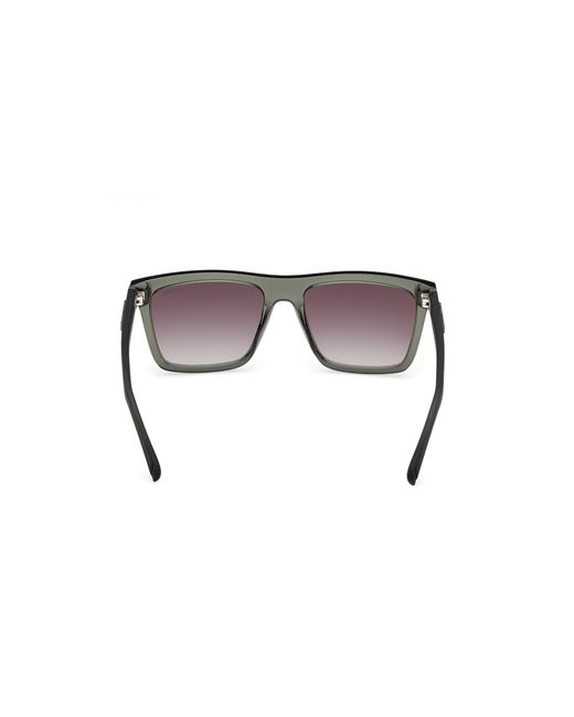 Guess Black Gu00166 96P Sunglasses Injected Squared Normal for men
