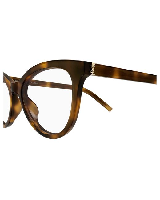 Saint Laurent Black Sl M164 003 Optical Frames Acetate Transparent Cat Eye