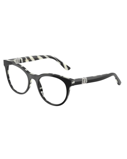 Dolce & Gabbana Black Dg3399 3372 Optical Frames Acetate Transparent Pantos Normal