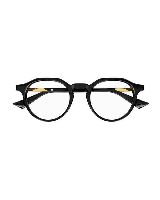 Bottega Veneta Black Bv1263O 004 Optical Frames Acetate Round for men