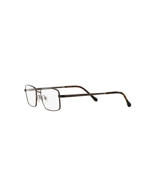 Sferoflex Black Sf2271 441 Optical Frames Metal Squared for men