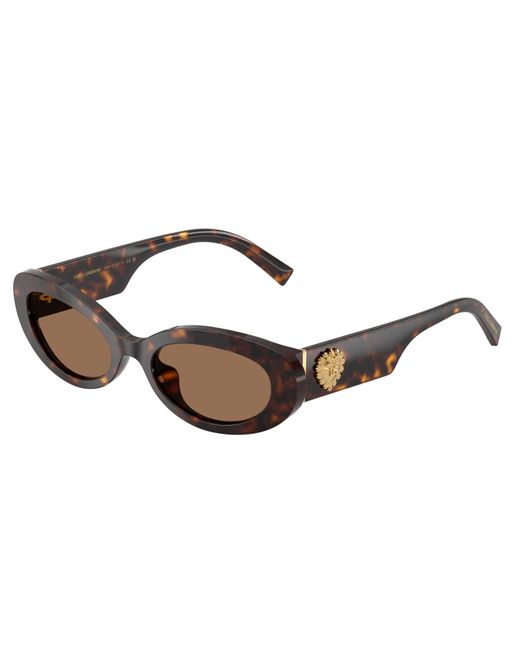 Dolce & Gabbana Black Dg4537 502/73 Sunglasses Acetate Round Normal