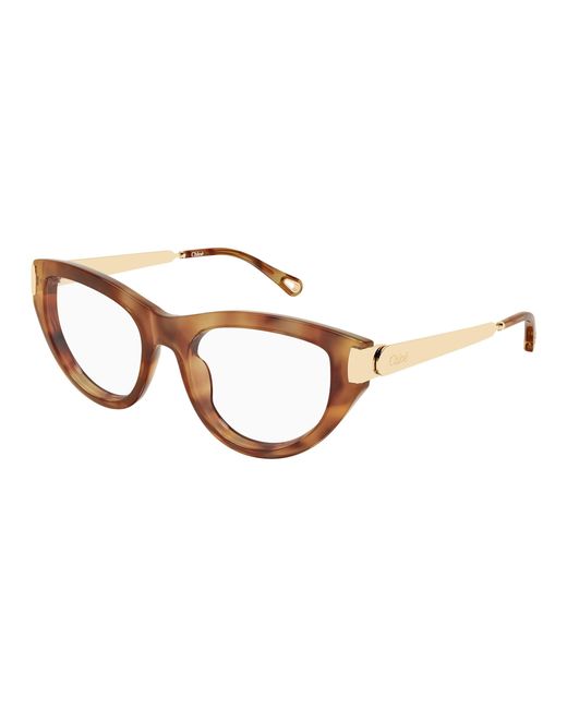 Chloé Black Ch0352O 002 Optical Frames Acetate Transparent Cat Eye