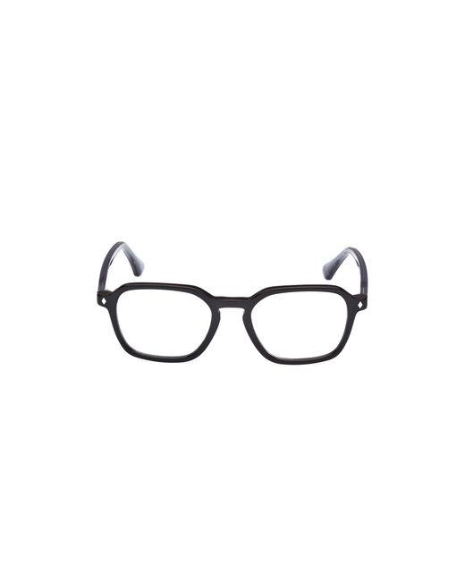 Web Black We5428 005 Optical Frames Acetate Geometric Normal for men