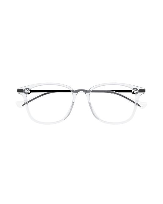 Gucci Black Gg1745Oa 003 Optical Frames Acetate Transparent Round
