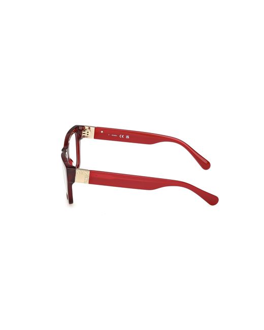 MAX&Co. Black Mo5186 066 Optical Frames Acetate Squared Normal