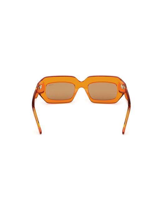 Emilio Pucci Orange Ep0245 42E Sunglasses Acetate Squared Normal