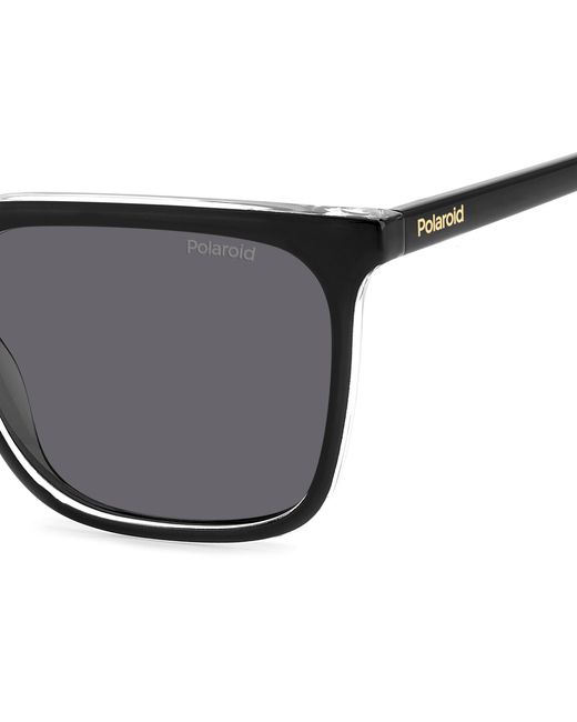 Polaroid Black Pld 4163/S 7C5/M9 Sunglasses Polycarbonate Squared Polarized