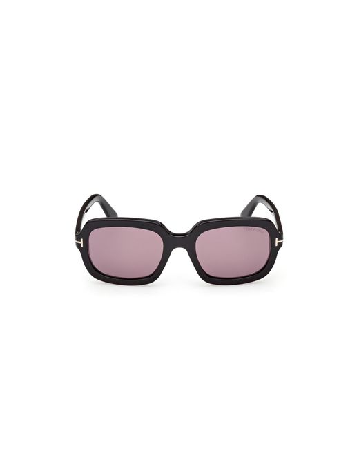 Tom Ford Black Ft1342 Lana-02 01Y Sunglasses Acetate Squared Normal