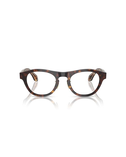 Giorgio Armani Black Ar8225 50261W Sunglasses Acetate Transparent Round Normal for men
