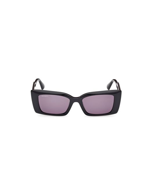 MAX&Co. Black Mo0117 01A Sunglasses Acetate Smoke Cat Eye Normal