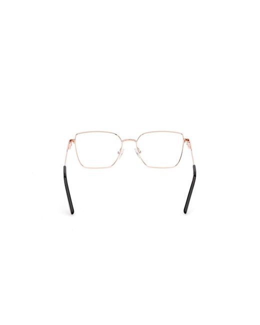 Guess Black Gu50168 083 Optical Frames Metal Geometric Normal