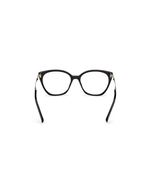 MAX&Co. Black Mo5200 001 Optical Frames Injected Round Normal