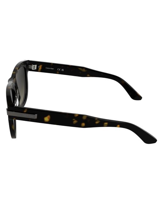 Calvin Klein Black Ck25532S 235 Sunglasses Acetate Pilot Normal Nuanced for men