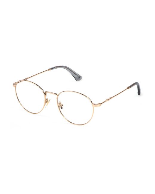 Police Black Vplp07 Origins Lite 25 300 Optical Frames Metal Pantos for men