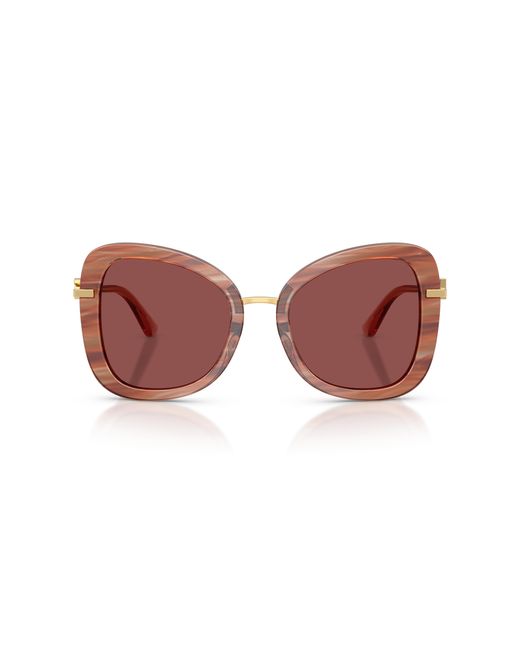 Dolce & Gabbana Black Dg4535 347375 Sunglasses Acetate Butterfly Normal