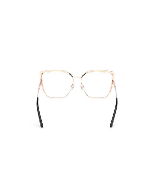 Guess Black Gu50249 005 Optical Frames Metal Squared Normal