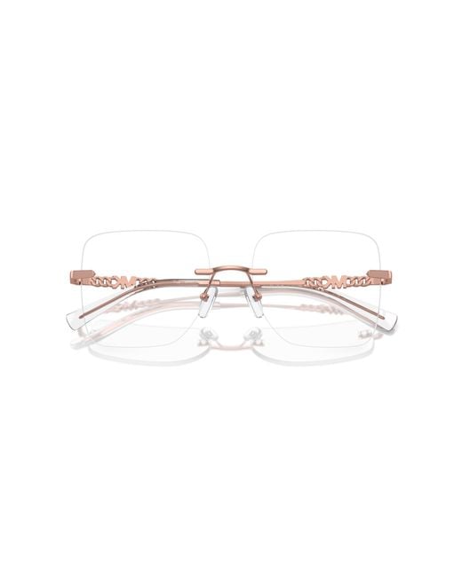 Michael Kors Black Mk3078 Giverny 1108 Optical Frames Metal Transparent Squared Normal