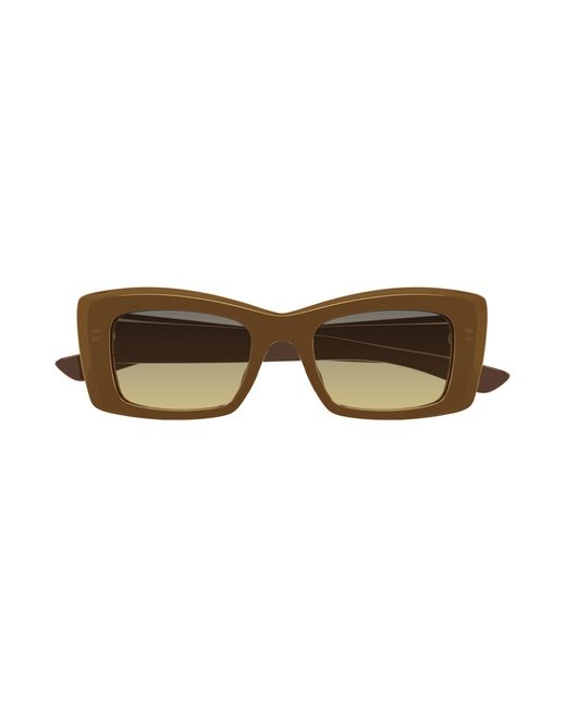 McQueen Black Am0526S 003 Sunglasses Acetate Squared