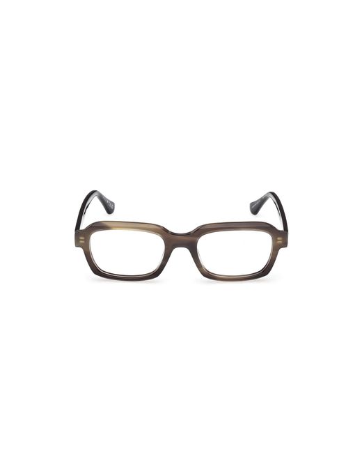 Web Black We5466 050 Optical Frames Acetate Squared Normal for men