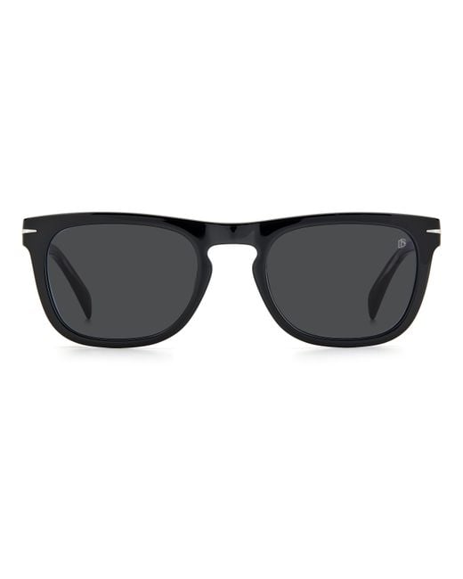 David Beckham Black Db 7077/S Bsc/Ir Sunglasses Acetate Squared for men