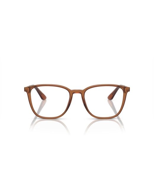 Giorgio Armani Black Ar7250 6046 Optical Frames Acetate Transparent Squared Normal for men