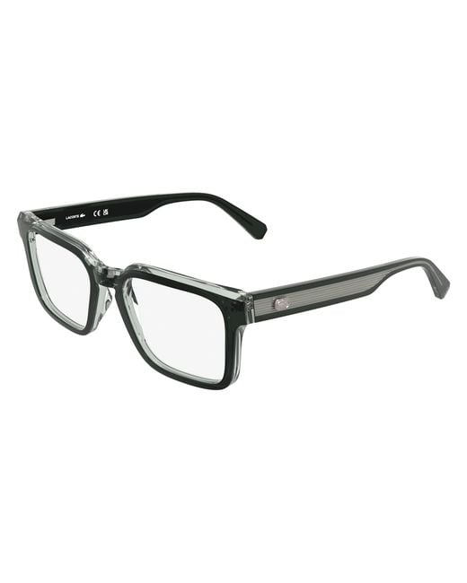 Lacoste Black L4003 318 Optical Frames Acetate Squared Normal