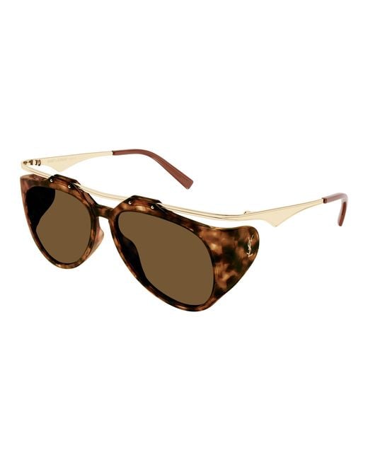 Saint Laurent Black Sl M137 Amelia 002 Sunglasses Bio-Injected Pilot