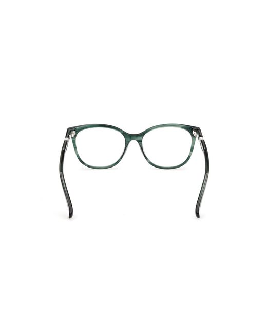 Max Mara Black Mm5238 098 Optical Frames Acetate Round Normal