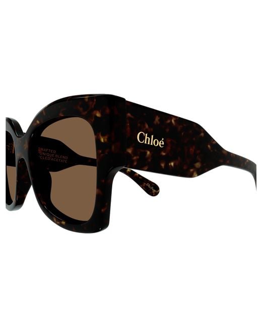 Chloé Black Ch0252S 002 Sunglasses Acetate Butterfly