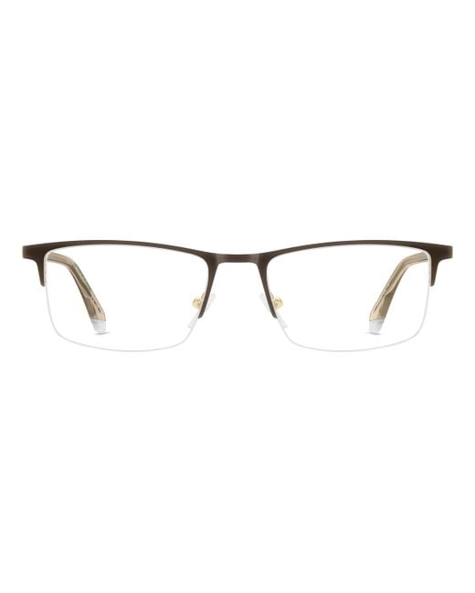 Polaroid Black Pld D599 Ufm Optical Frames Metal Squared Normal for men