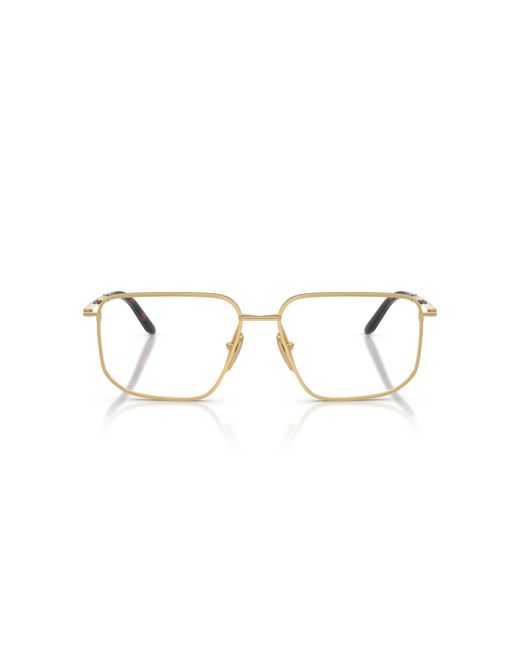 Prada Black Pr C52V 5Ak1O1 Optical Frames Metal Squared Normal