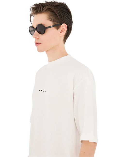 Marni Black Jx3 Nozea Sunglasses Acetate Round Normal