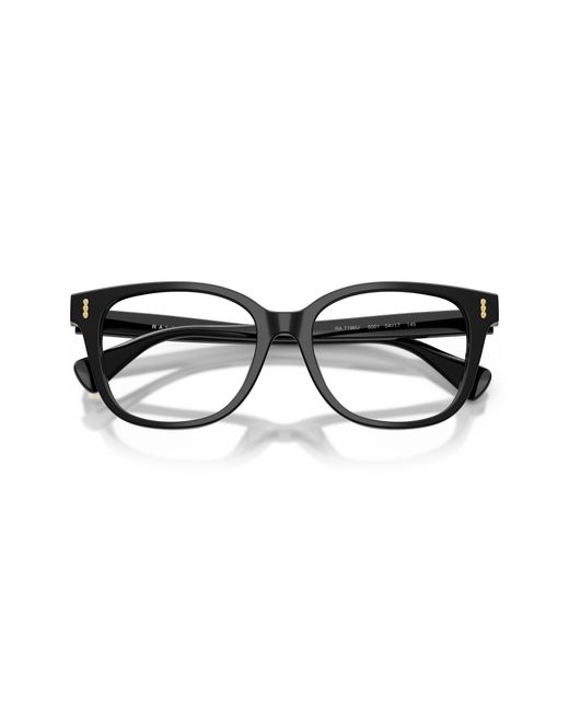 Ralph Lauren Black Ra7196U 5001 Optical Frames Acetate Transparent Squared Normal