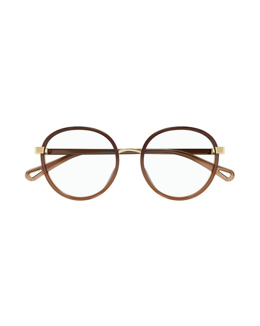 Chloé Black Ch0033O 005 Optical Frames Injected Transparent Round