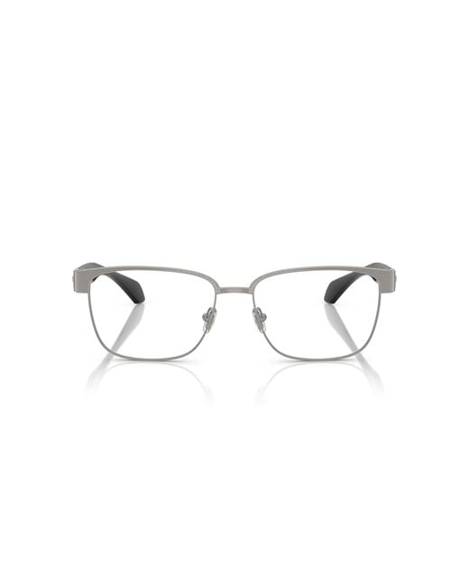 Versace Black Ve1306 1266 Optical Frames Metal Pillow Normal for men