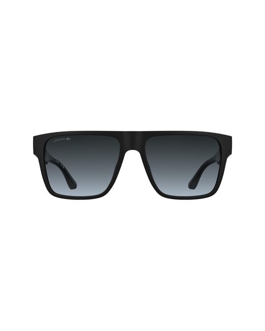 Lacoste Black L6085S 002 Sunglasses Bio-Injected Squared Normal for men