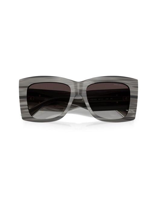 Jimmy Choo Black Jc5036B 50638G Sunglasses Acetate Squared Normal Shaded