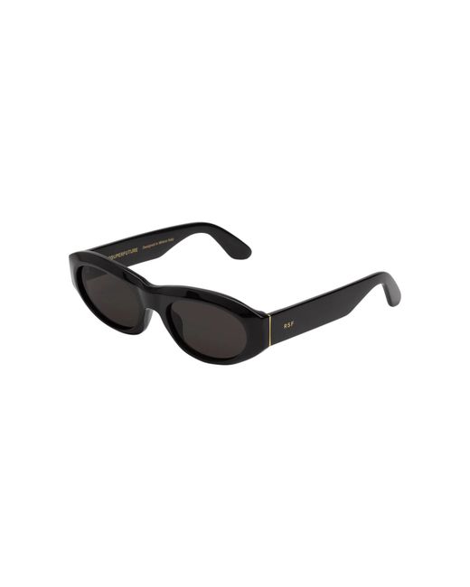Retrosuperfuture Black 3Q2 Cinema Sunglasses Acetate Geometric Normal