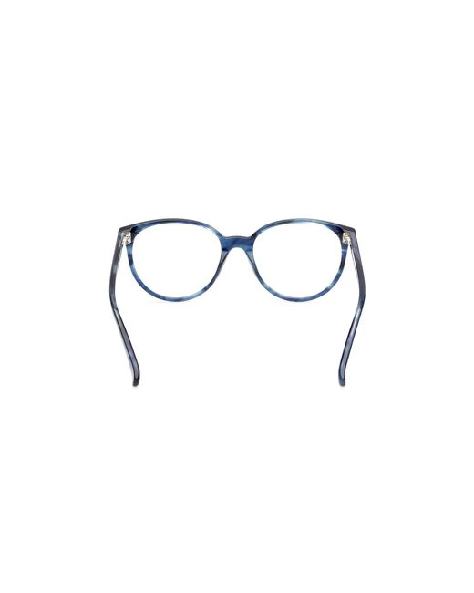 Max Mara Black Mm5084 092 Optical Frames Acetate Round Normal