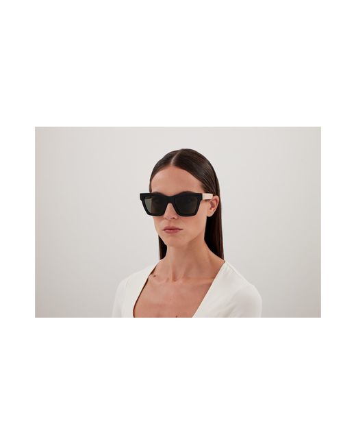 Gucci Black Gg1714S 006 Sunglasses Injected Cat Eye